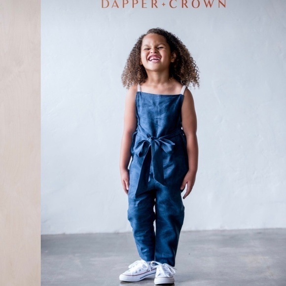 NWOT Dapper+Crown Emilia Cotton Jumpsuit - Picture 2 of 7